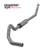 Diamond Eye KIT 4in TB MFLR RPLCMENT PIPE SGL AL: 98.5 - 02 DODGE CUMMINS 5.9L - K4212A-RP