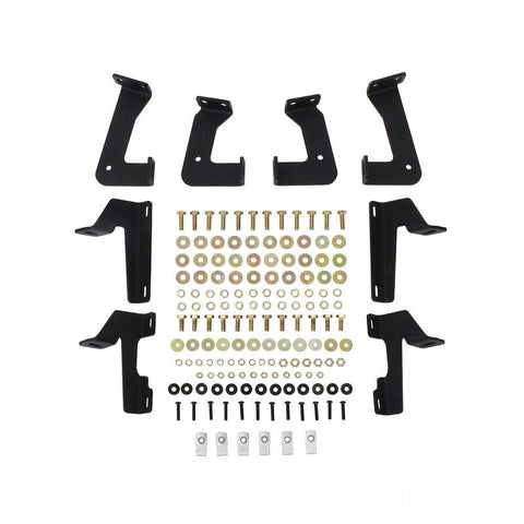 Westin 18-20 Jeep Wrangler JL 2DR HDX Drop Nerf Step Bars - Textured Black - 56-14055