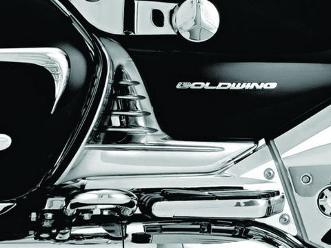 Kuryakyn Louvered Battery Box Cover 01-10 GL1800 Chrome - 3913