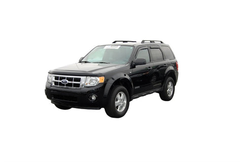 AVS 08-11 Mazda Tribute High Profile Bugflector II Hood Shield - Smoke - 24818