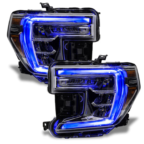 Oracle 19-21 GMC Sierra 1500 RGB+W Headlight DRL Kit - ColorSHIFT w/ BC1 Controller - 1287-335
