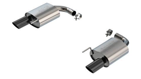 Borla 2024 Ford Mustang GT 5.0L V8 w/o Active Exhaust S-Type Axle-Back Exhaust System - Black Chrome - 11983BC