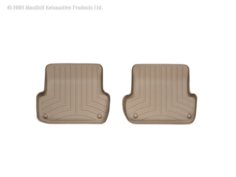 WeatherTech 02-08 Audi A4/S4/RS4 Rear FloorLiner - Tan - 451942