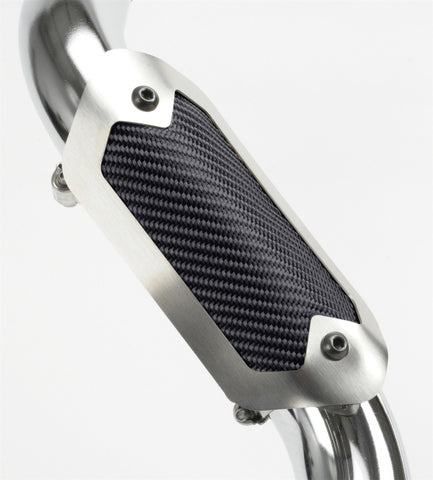 DEI Powersport Flexible Heat Shield - 3.5in x 6.5in - Brushed/Onyx - 10900