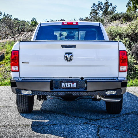 Westin 09-18 Ram 1500 HDX Bandit Rear Bumper - Black - 58-341175