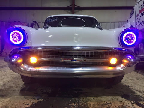 Oracle Pre-Installed Lights 7 IN. Sealed Beam - ColorSHIFT Halo - 6905-333
