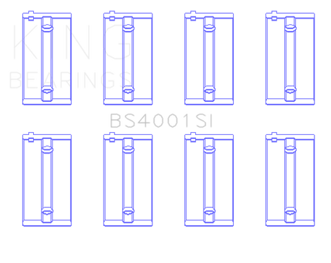 King Engine Bearings Toyota 2Az-Fe (Size +0.25mm) Balance Shaft - BS4001SI0.25