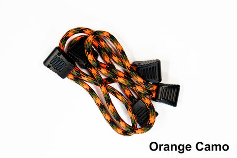 Fishbone Offroad Paracord Zipper Pulls 5 Pcs Orange Camo - FB51279-J