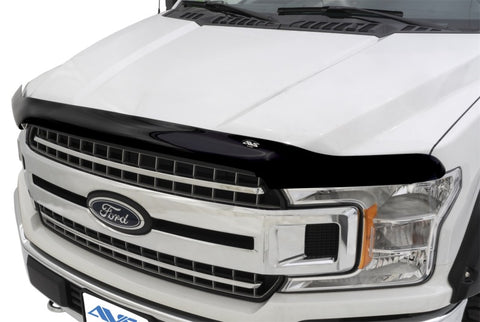 AVS 15-20 Ford F-150 (Excl. Raptor) High Profile Bugflector II Hood Shield - Smoke - 25941