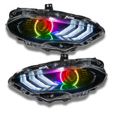 Oracle 18-21 Ford Mustang LED Headlight Halo Kit - ColorSHIFT - 1347-330