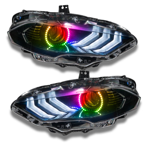 Oracle 18-21 Ford Mustang LED Headlight Halo Kit - ColorSHIFT 2 - 1347-333