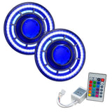 ORACLE Lighting 0718 Jeep Wrangler JK Oculus 7in ColorSHIFT Bi-LED Projector Headlights - 5876-504