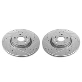 Power Stop 12-18 Volvo S60 Front Evolution Drilled & Slotted Rotors - Pair - EBR1002XPR