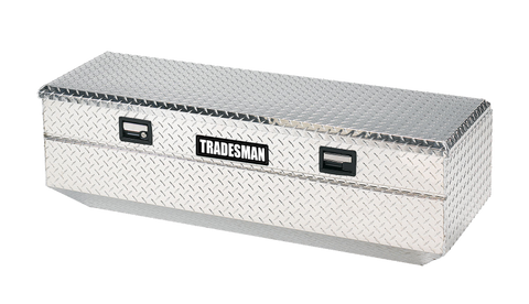 Tradesman Aluminum Flush Mount Truck Tool Box (56in.) - Brite - 9456