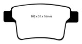 EBC 04-07 Ford Five Hundred 3.0 Yellowstuff Rear Brake Pads - DP41731R