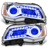 Oracle 11-14 Chrysler 300C SMD HL - Chrome - NON HID - DRL - w/o Controller - 7730-334