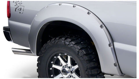 Bushwacker 11-16 Ford F-250 Super Duty Styleside Pocket Style Flares 2pc - Black - 20084-02