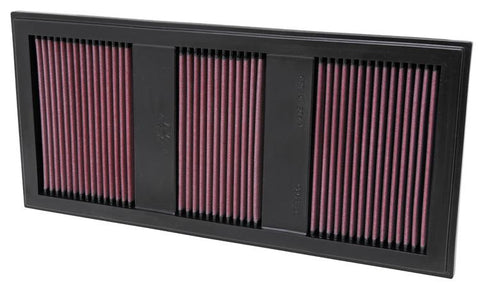 K&N Replacement Air Filter 11 Mercedes Benz C350/CLS350/E300/GLK350/ML350/S350 / 11-12 E350/SLK350 - 33-2985