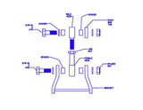 Progress Tech 01-05 Honda Civic Rear Sway Bar Adapter Kit - 65.1006