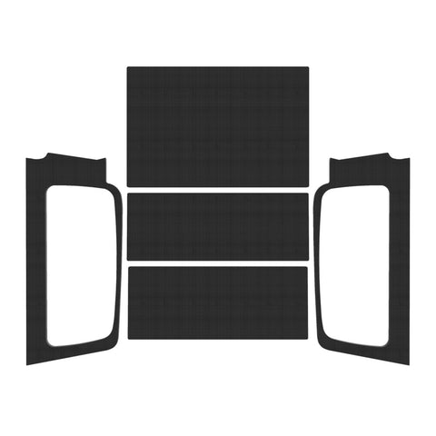 DEI 04-06 Jeep Wrangler LJ Unliminted Headliner Complete Kit - Black - 50601