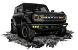 ORACLE Lighting 21-22 Ford Bronco Triple LED Fog Light Kit for Steel Bumper - Yellow - 5890-006