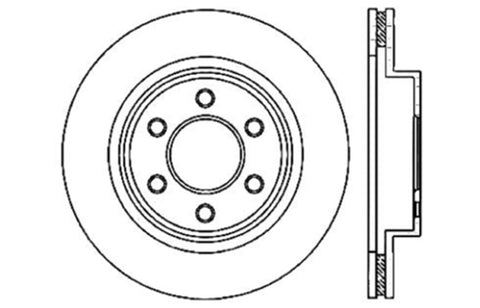 StopTech Drilled Sport Brake Rotor - 128.63055L