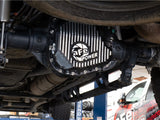 aFe POWER Pro Series Rear Diff Cover Black w/ Machined Fins Ford F-250/350 23-26 (Sterling 11.6) - 46-71490B