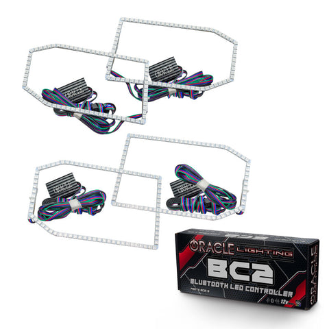 Oracle Chevy Silverado 14-15 Halo Kit Non-Projector Style - ColorSHIFT w/ BC1 Controller - 2271-335