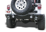 Rampage 2007-2018 Jeep Wrangler(JK) Recovery Bumper Rear - Black - 86605