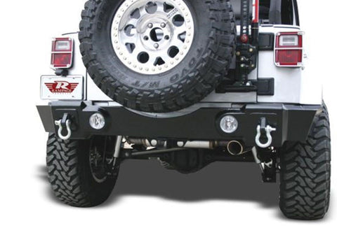 Rampage 2007-2018 Jeep Wrangler(JK) Recovery Bumper Rear - Black - 86605
