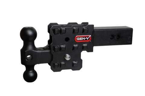 Gen-Y Phantom-X 2.5in Solid Shank 2.5in Drop 1.6K TW 16K Hitch w/GH-051 (No Flat Towing) - GH-2412X