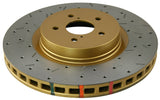 DBA 05-08 Subaru Legacy GT Front Drilled & Slotted 4000 Series Rotor - 42650XS-10