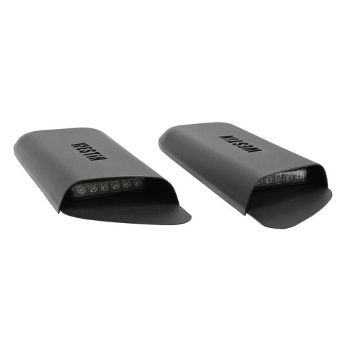 Westin 18-20 Jeep Wrangler JL 2dr LED Hood Scoops - Textured Black - 62-41115