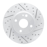 R1 16-25 Mazda 2 (Mexico) Front Right Drilled & Slotted Geo-Carbon Rotor - 830-91003R