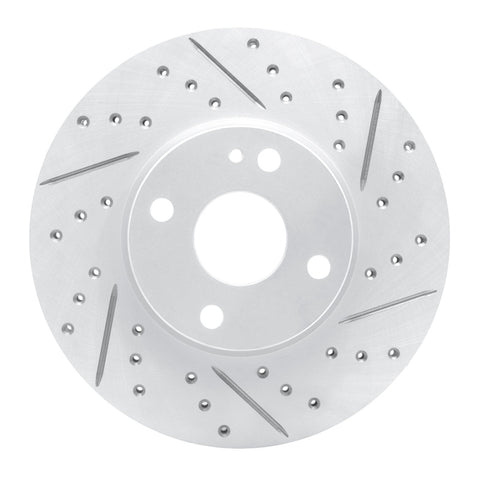 R1 16-25 Mazda 2 (Mexico) Front Right Drilled & Slotted Geo-Carbon Rotor - 830-91003R
