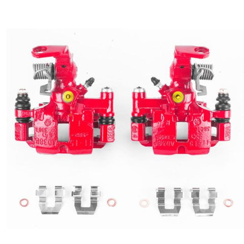 Power Stop 03-05 Buick Park Avenue Rear Red Calipers w/Brackets - Pair - S4718