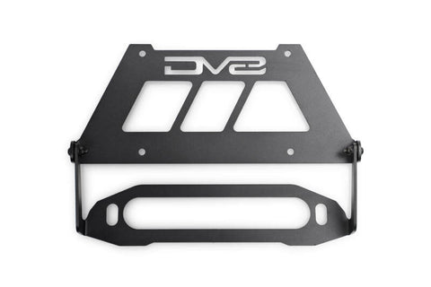 DV8 Offroad Fairlead Mounted Flip-Up License Plate Bracket - LPBM-02