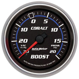 AutoMeter Gauge Vac/Boost 2-5/8in. 30Inhg-20PSI Mechanical Cobalt - 7901