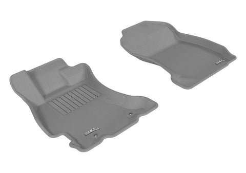 3D MAXpider 2014-2018 Subaru Forester Kagu 1st Row Floormat - Gray - L1SB00911501