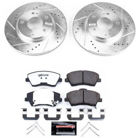 Power Stop 17-19 Hyundai Ioniq Front Z36 Truck & Tow Brake Kit - K7893-36