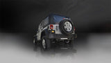 Corsa 2007-2011 Jeep Wrangler 3.8L/12-14 Wrangler 3.6L Polished Sport Axle-Back Exhaust - 24412