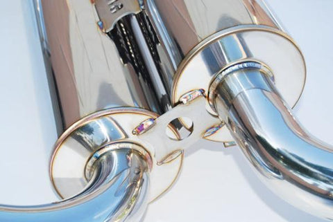 Invidia 07+ Infiniti G37 Coupe Gemini Single Layer Titanium Tip Cat-back Exhaust - HS07IG7GIT