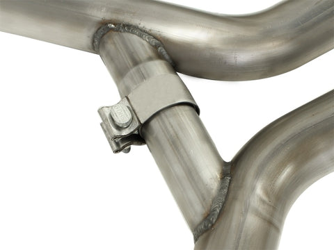 aFe MACHForce XP Exhaust 2.5in Stainless Steel CB/10-13 Chevy Camaro V6-3.6L (td) (polished tip) - 49-44042-P