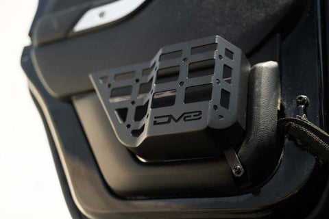 DV8 Offroad 11-18 Jeep Wrangler JK 4 Door Only Rear Door Pocket Molle Panels - Black - MPJK-06