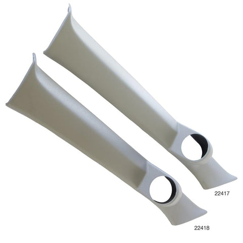 AutoMeter Gauge Mount A-Pillar Full Single 2-5/8in. Gray Honda Civic (2Dr.) 92-95 Eg - 22418