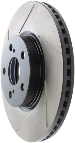 StopTech Power Slot 08-09 Scion xD / 09 Pontiac Vibe Slotted Right Front Rotor - 126.44160SR