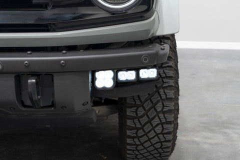 Diode Dynamics 21-Up Ford Bronco Stage Series Fog Pocket Kit - Yellow Max - DD7183