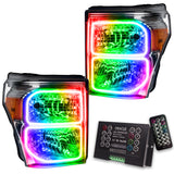 Oracle 11-16 Ford F250/350 LED HL - ColorSHIFT w/ 2.0 Controller - 8158-333