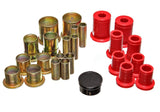 Energy Suspension 73-74 Camaro / 73 GrandAm/GrandPrix Red Control Arm Bushing Set - Complete Set - 3.3104R