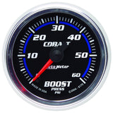 Autometer Cobalt 52mm 0-60 PSi Boost Gauge - 6170